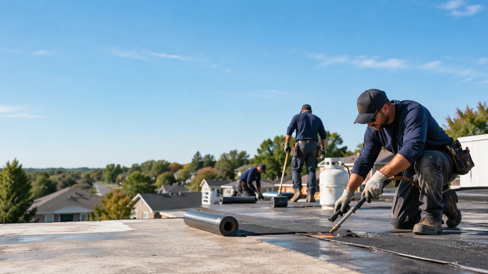 Flat Roof Leak Repair providers in Longview, IL